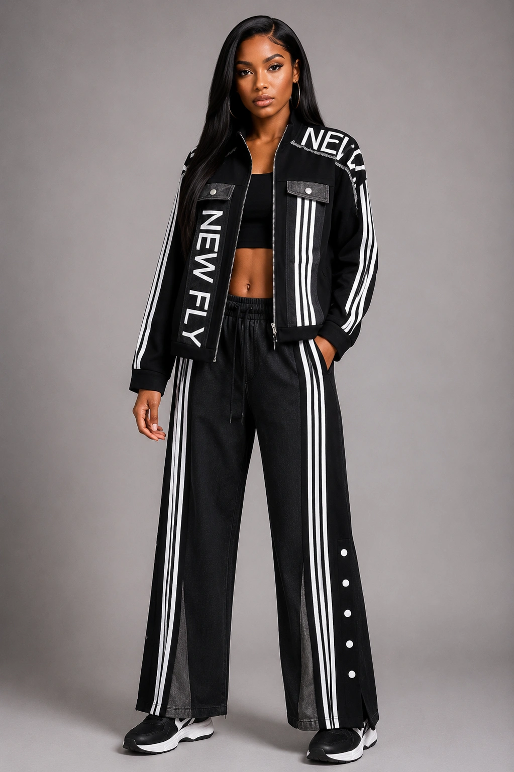 Confident streetwear fashion portrait Givenchy streetwear - Image 1