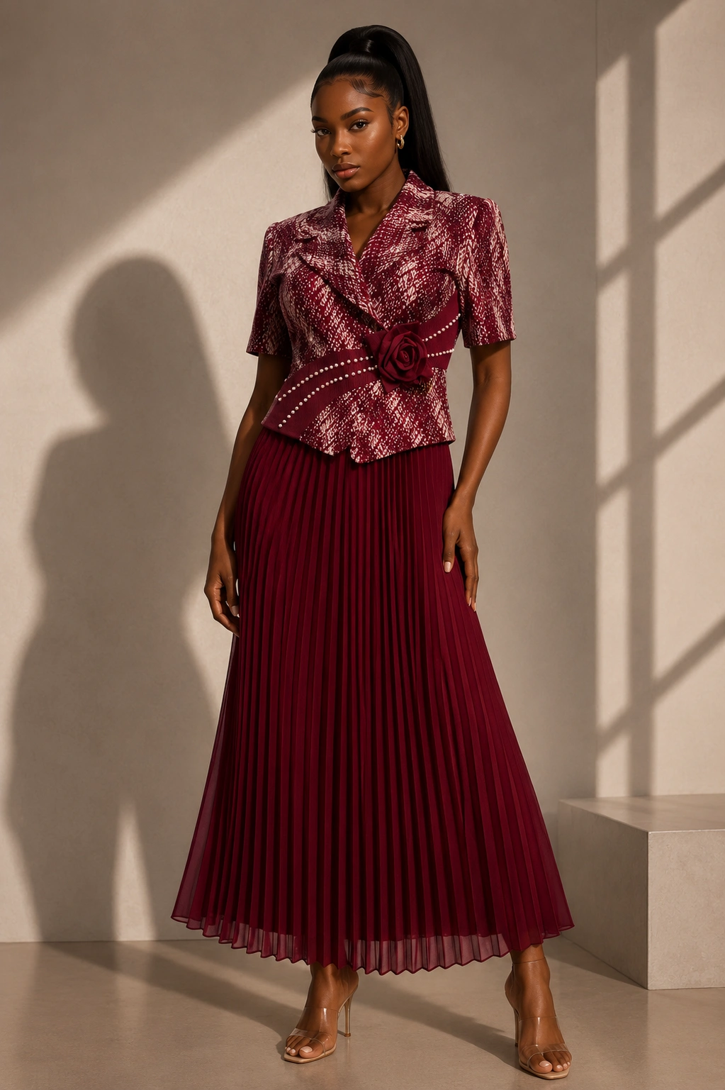 Elegant fashion editorial portrait Luxury - Image 1